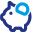 Piggy bank icon